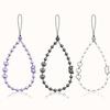 Handmade Beaded Phone Lanyard Wrist Strap Cellphone Charm Pearl Phone Chain  Phone Accessories