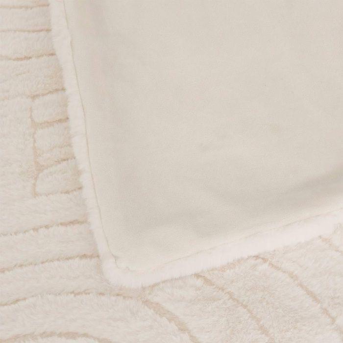 Plaid jacquard Arka 180 x 230 cm Ivoire