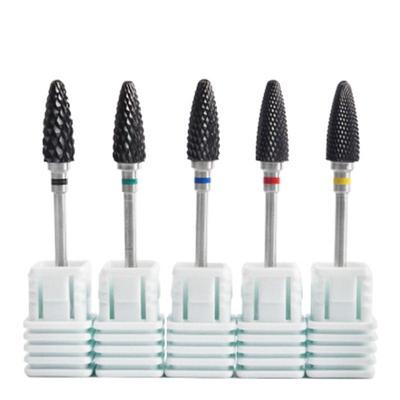 Nails Drill Bit Diamond Grinding Head Nail Metal 2.35mm Manicure Machine Accessories Nail Polishing Drill