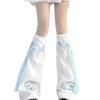 Wing Design Leg Socks Cover Trumpet Shaped High Tube Socks Boot Cuffs Cover Stockings  For Women