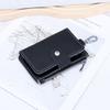 Key Case Soft Leather Waist Hang Key Holder with 6 Keyrings Keys Organizer for Men Women Daily/Travel Use