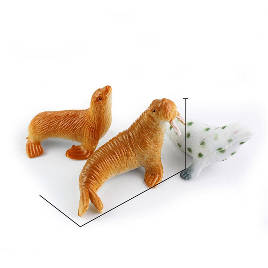 24pcs Children Simulation Sea Life Fish Toys Lifelike Model Home Office Decorations Holiday Gift