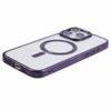 For iPhone 16 Pro Case Matte Electroplating Phone Cover Compatible with MagSafe