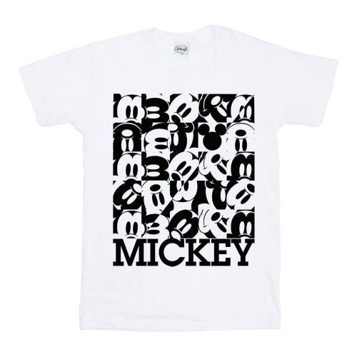 

Disney Womens/Ladies Mickey Mouse Grid Cotton T-Shirt XXL білий