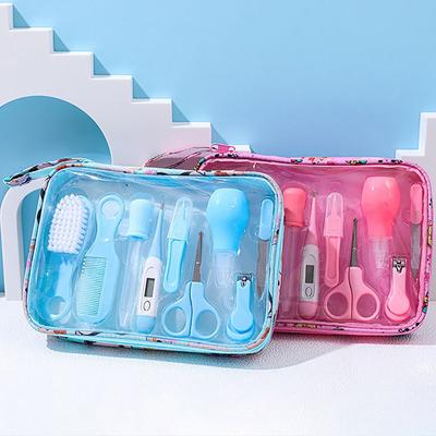 Sada pro péči o miminko Sada pro péči o miminko Sada pro péči o miminko Nůžky na nehty Kartáček Hřeben Nůžky Pilník Baby Essentials Dětská sada pro novorozené chlapce