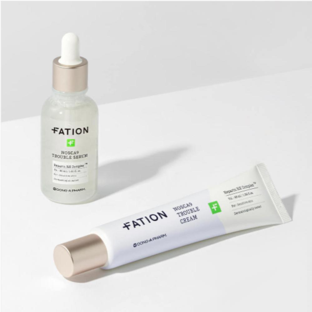 Fation Nosca9 Trouble Calming 2-STEP Set (Trouble Serum 30ml + Trouble Cream 45ml)