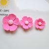 5Pcs Resin Flowers DIY Accessories Flat Back Blooms Ornaments for Jewelry Hair Accessories DIY Craft Projects