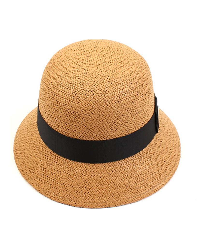 Yunibeosyeolkemiseuteuli Cool Brown Cloche Hat Summer Fedora