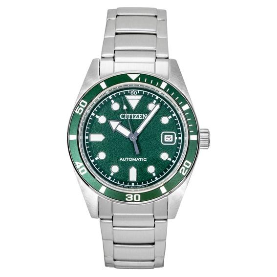 Citizen Stainless Steel Green Dial Automatic NJ0220-52X 100M Men's Watch