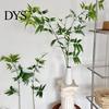 Decorative Faux Foliage for Living Room Bamboo Tree Branches, Long Stems Greenery, Artificial Plants, Leaves Branches Vase Stems, Zen Style Vase, DIY