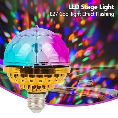 Lampada da palco a LED rotante a forma di piccola sfera magica colorata per DJ, luce ambientale da discoteca