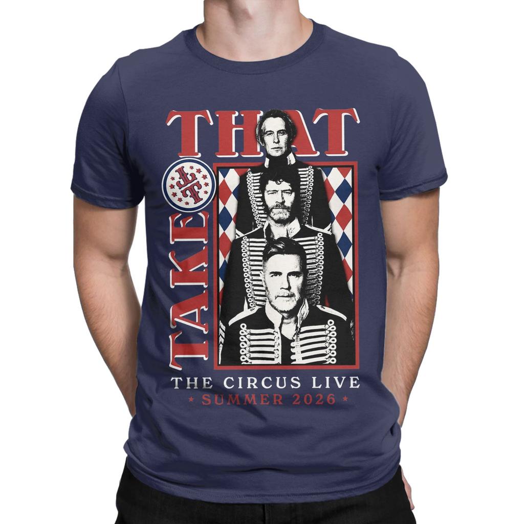 New Arrival Take That The Circus Live Tour 2026 T Shirt For Unisex Unisex Cotton Tee Shirt Short Sleeve Clothing