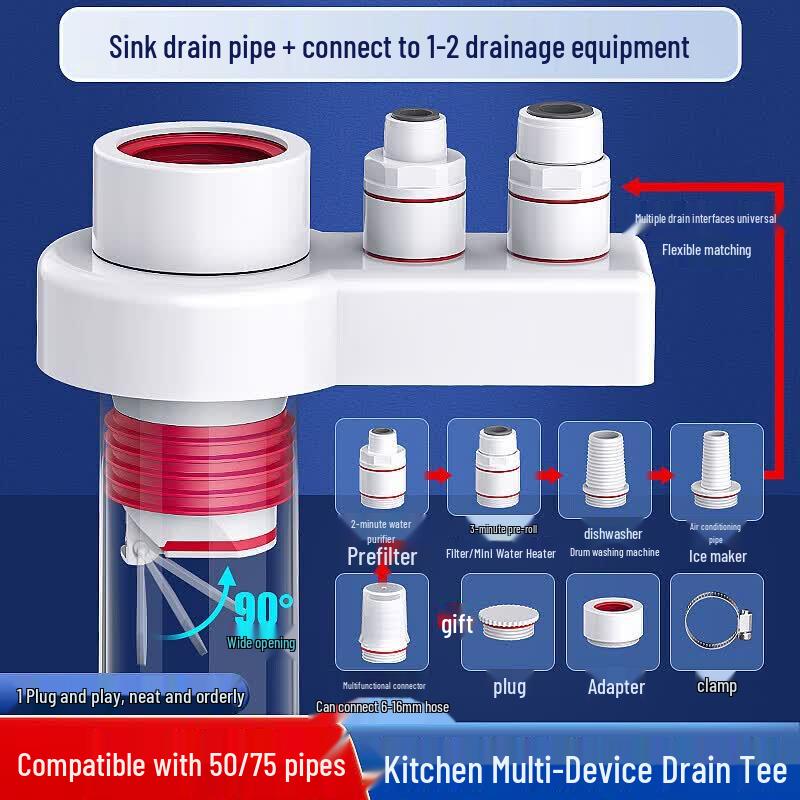 Kitchen Sink Multi-functional Drain Connector