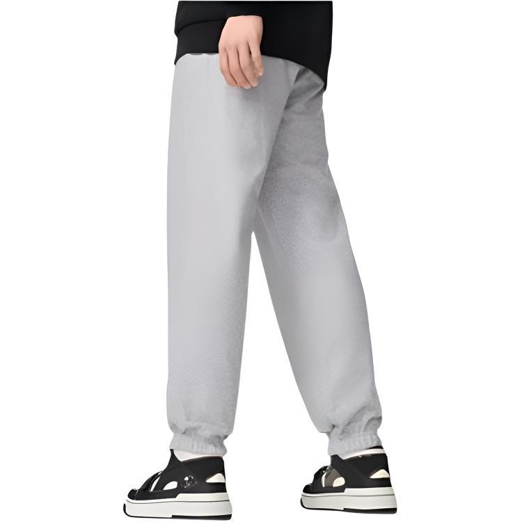 Li Ning Casual Pants Men's Gray Moderate Cuffed Pants AKLSF55-1
