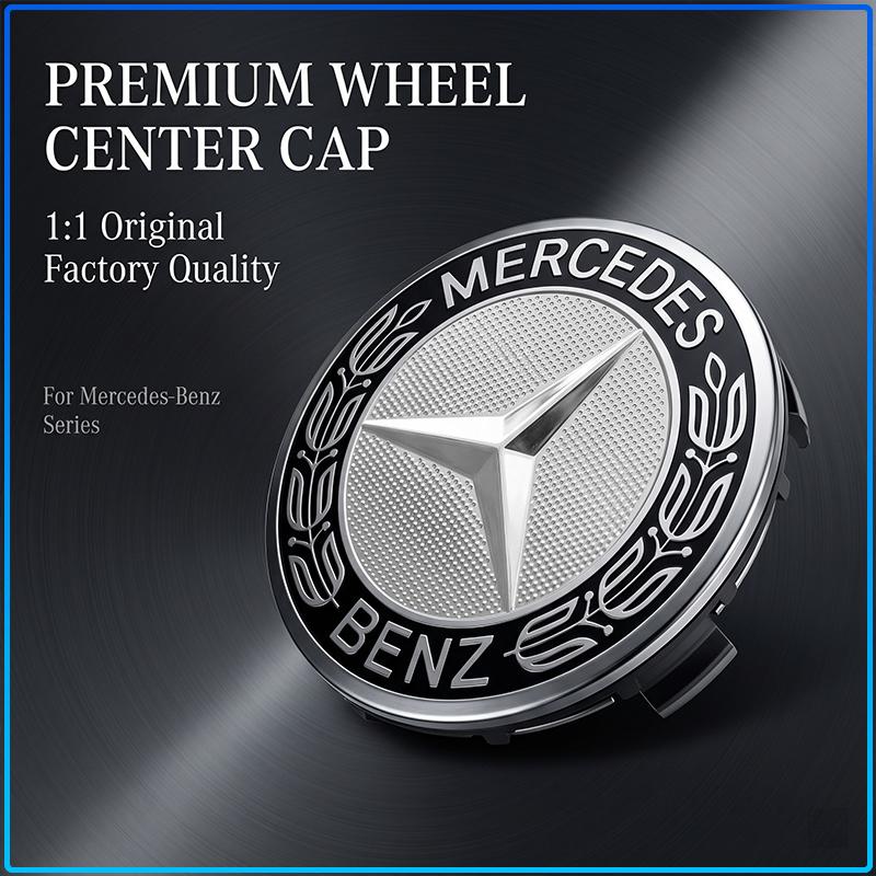 4 Stück 75MM Auto-Emblem Radnabenkappe Abdeckungen Auto-Felgenabdeckung für Mercedes benz AMG W204 W203 W212 W211 W124 W210 GLC GLE E CLA GLA W205