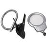 2.5X/5X New Lighted Clip-on Magnifier Lamp - LED Desk Table Top Magnifying Glass with Large Lens & Clamp for Reading