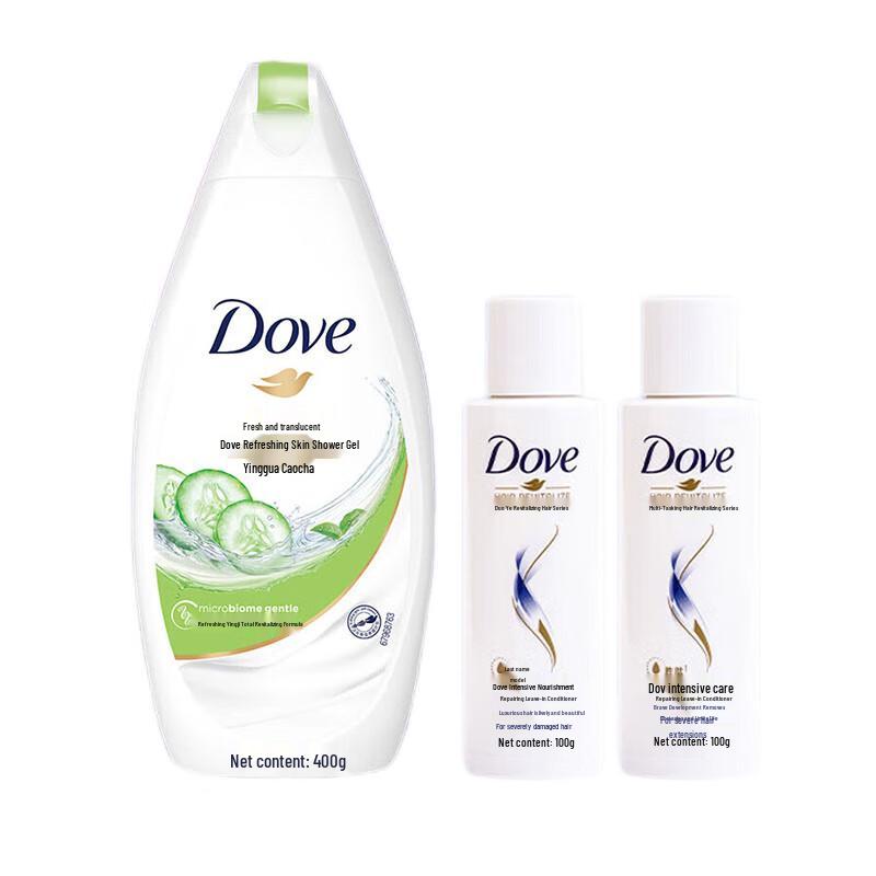 

Dove Refreshing & Hydrating Shower Gel Set