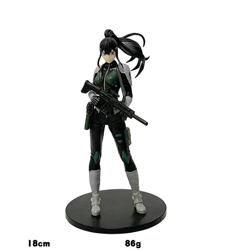 8/19cmAnime Figurine Kaiju No. 8 Soshiro Hoshina Kikoru Shinomiya Action Model Pvc Toy Collection Desktop Accessories Gift
