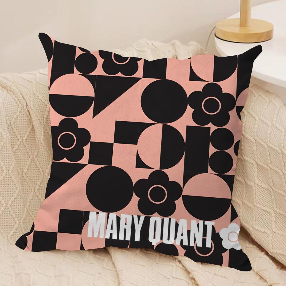 

Fashion MMary Quant Cushion Cover Soft Plush Fabric DoubleSided Printed Sofa Cushion Cover for All Seasons Home Decor Gift 30x30cm