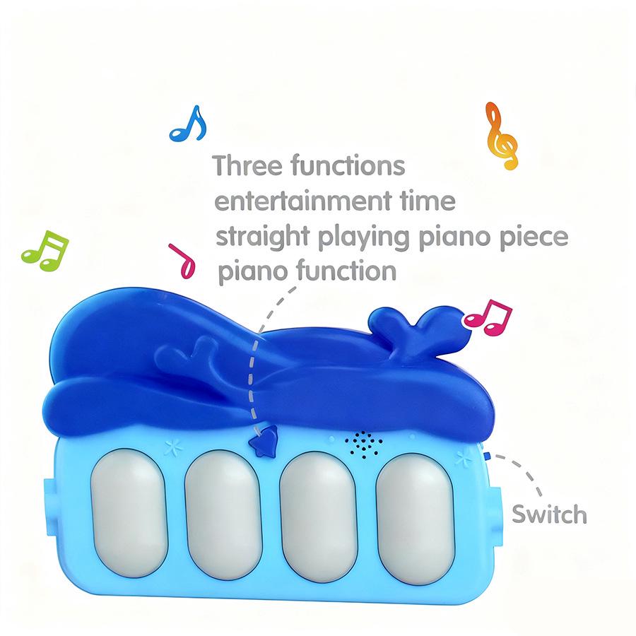 Cross-Border Baby Foot Piano Toy: Musical Fitness Frame with Rattle for 0-1 Year Olds
