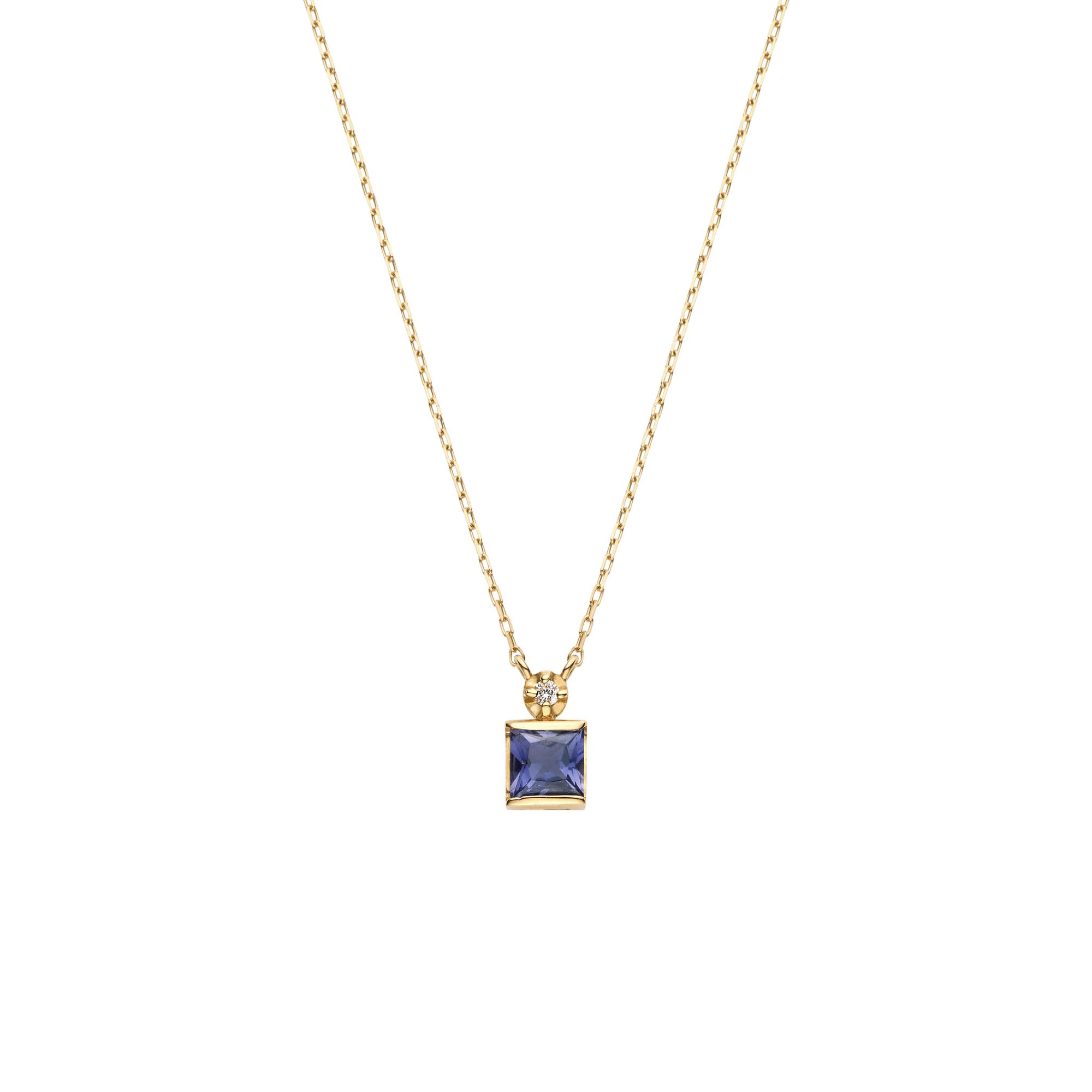 

Vendome K18 Yellow Gold Iolite Necklace GGVN015140IO [Official] [VIH Aoyama]