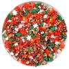 50pcs Resin Christmas Flatbacks Santa Snowman Snowflake Holly Xmas Tree Mixed Cabochons For Scrapbooking DIY Crafts Hair Jewelry