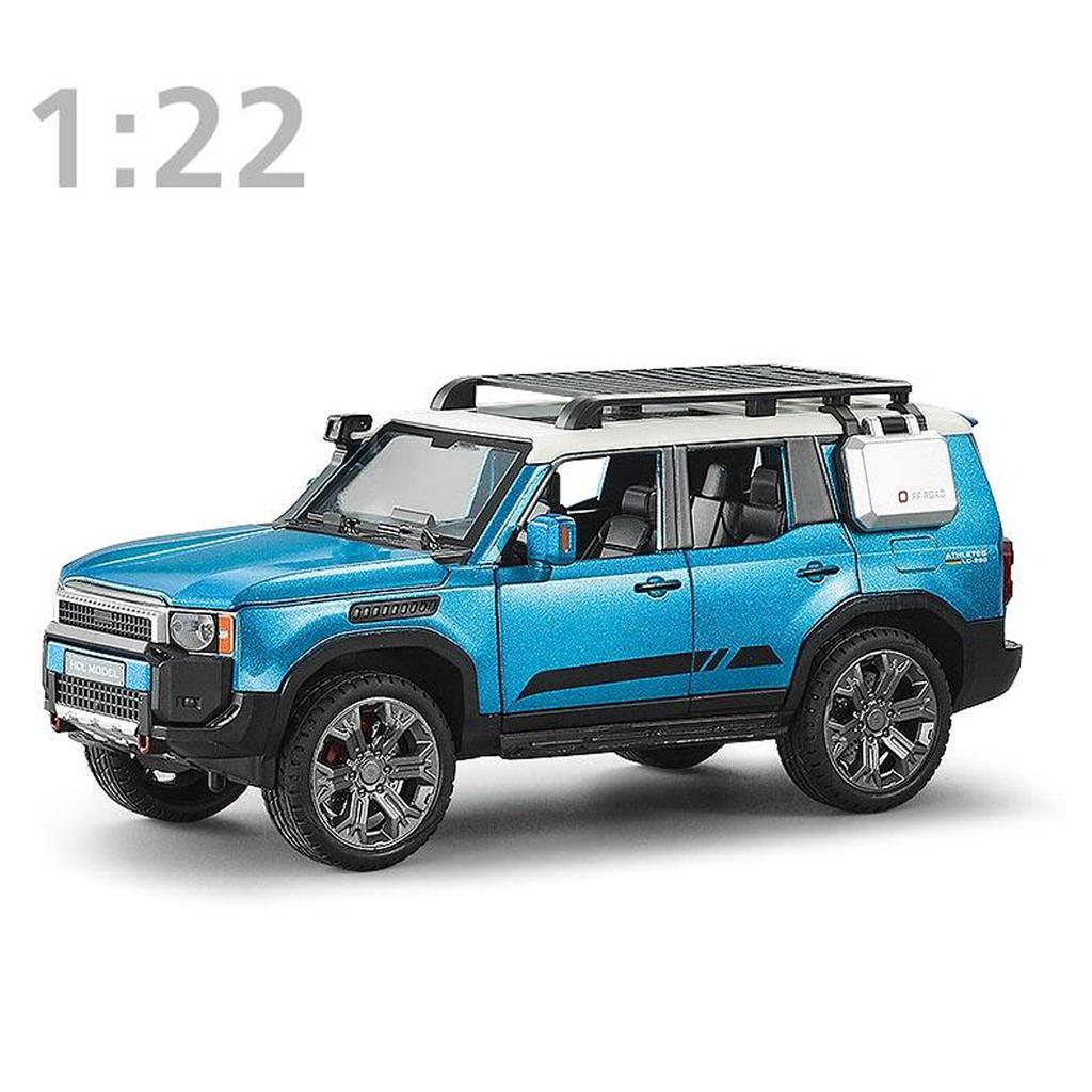 1: 22 SUV Alloy Car Model High Simulation Toy Car Collectible ornaments Set Kid's Birthday Gift with Light&Sound Doors Opened