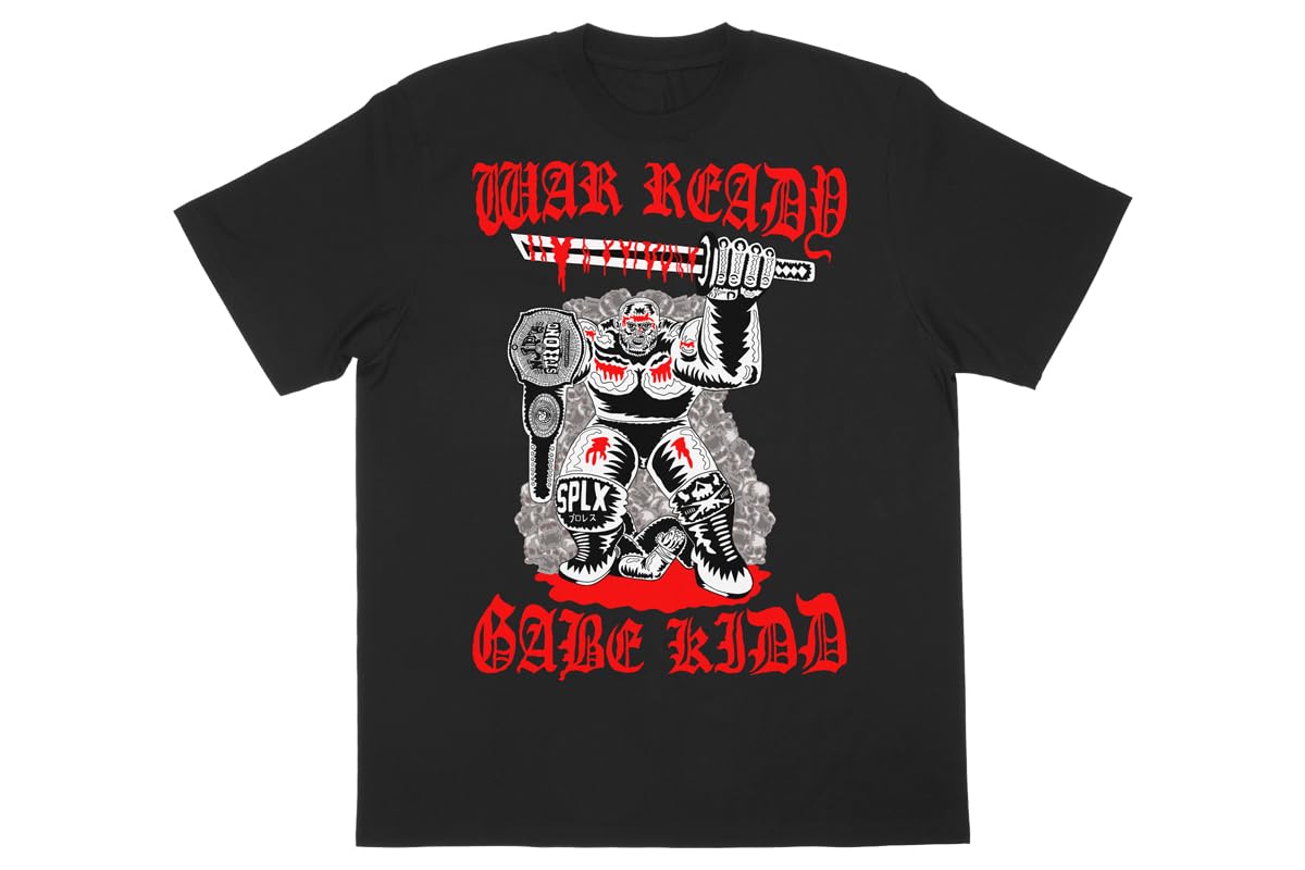 

Новая футболка New Japan Pro-Wrestling Гейб Кидд WAR READY, Средняя, 5883102359