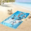 Football star Print Beach Towel, Large Soft Quick Dry Towel for Beach Camping Swimming