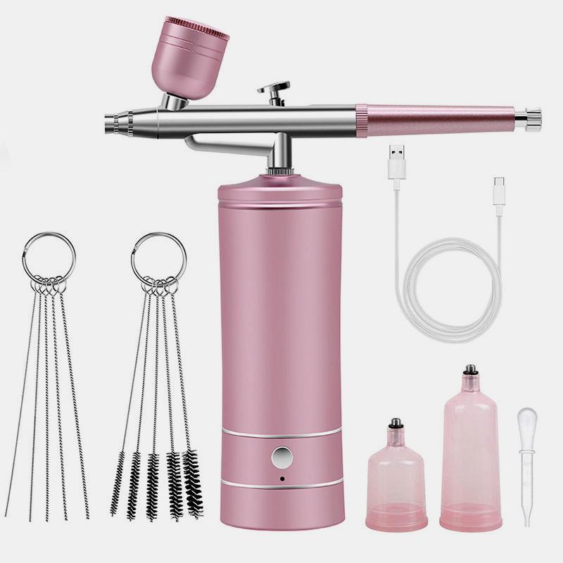 German Portable Rechargeable Airbrush Spray Gun for Model Coloring, Nail Art, and Hydration