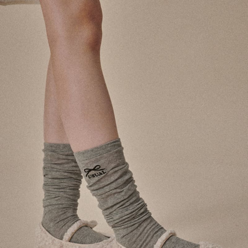 OVT-U Usual High Knee Socks (4Colors)