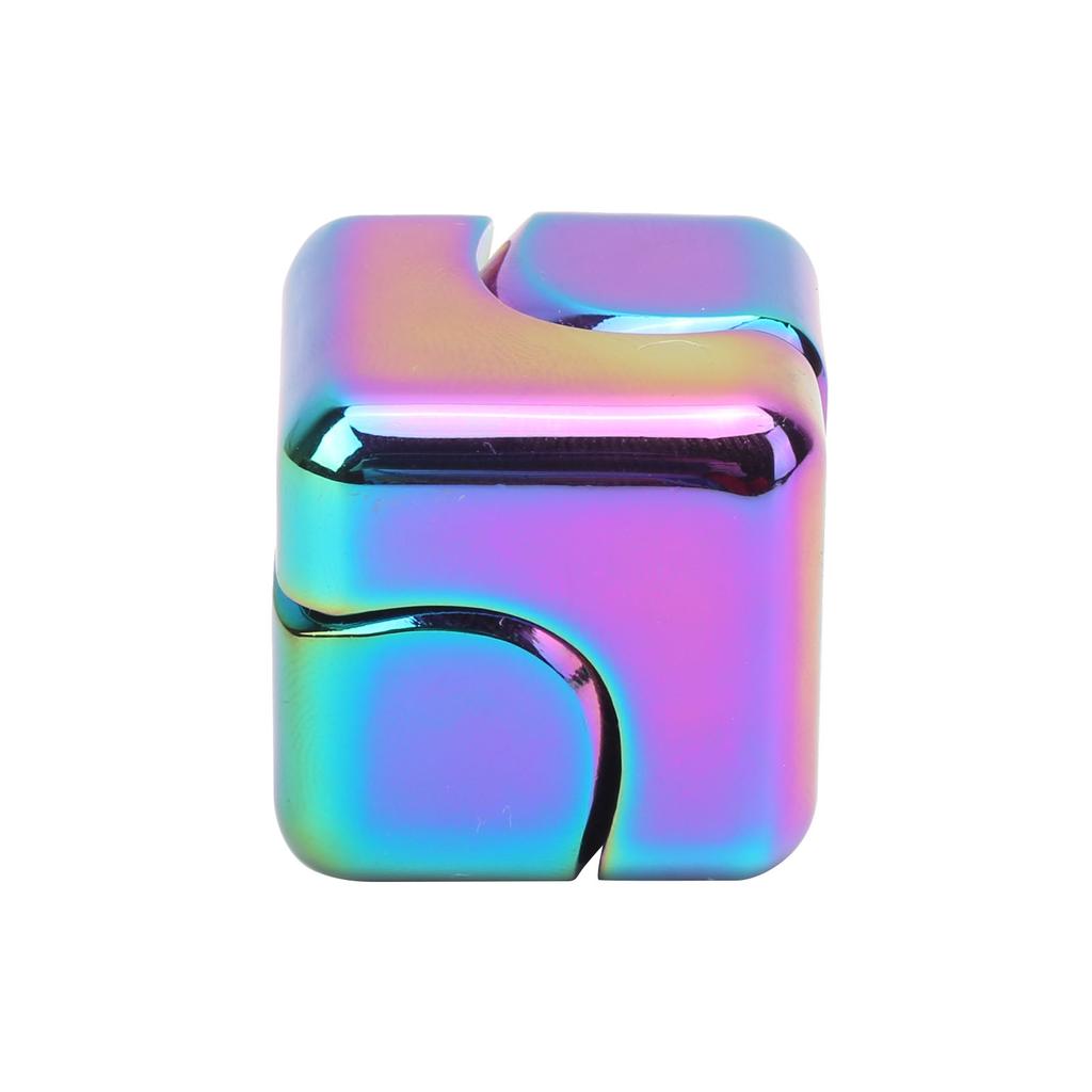 Aluminum Alloy Stress Anxiety Relief Fingertip Toy Decompression Rotation Toy Gift(Multi Color )