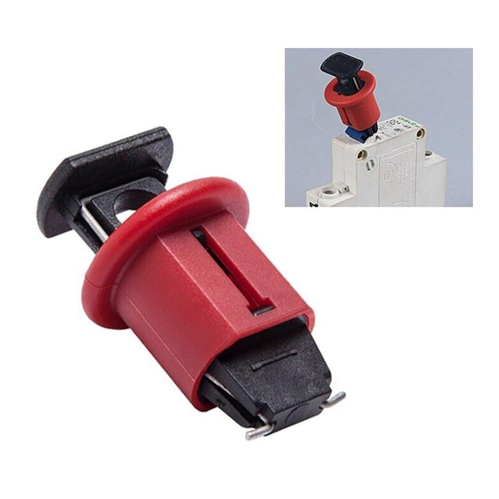 Black+red Breaker Lock Breaker Lockout MCB Circuit Lockout Brand New Duable