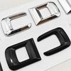 CDI Letter Emblem For Mercedes Benz Trunk Logo Badge W204 W205 W211 W212 W164 W166 CLA GLS GLE Class Chrome Glossy Black Sticker