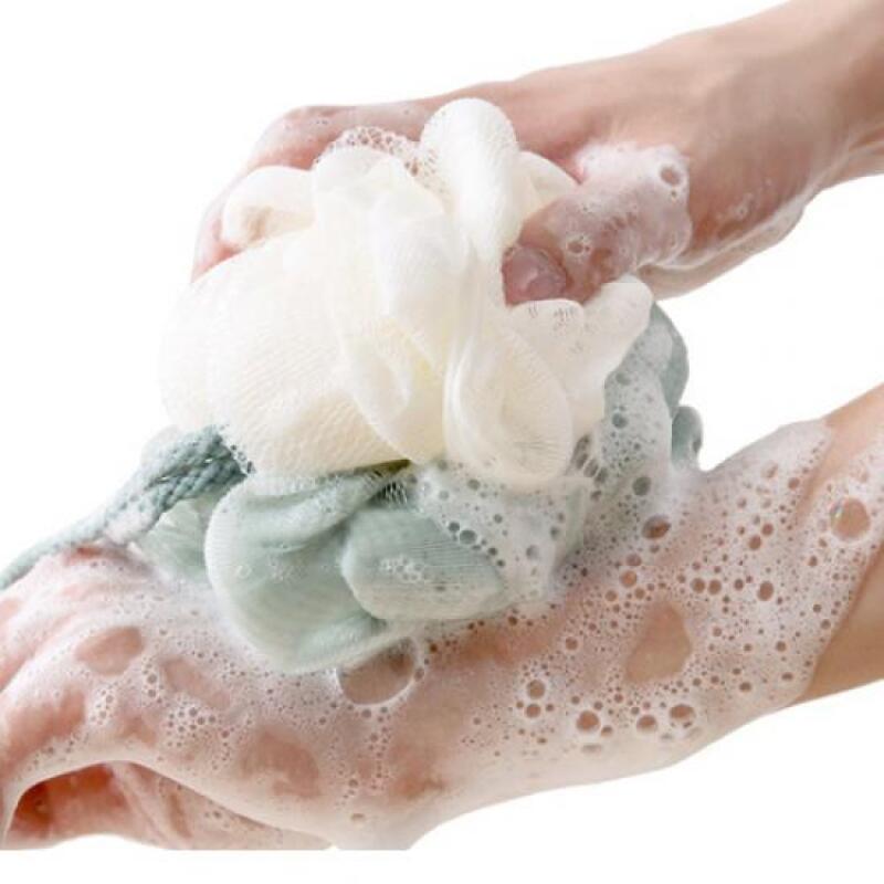 1 basic pastel bubble shower ball (random color)