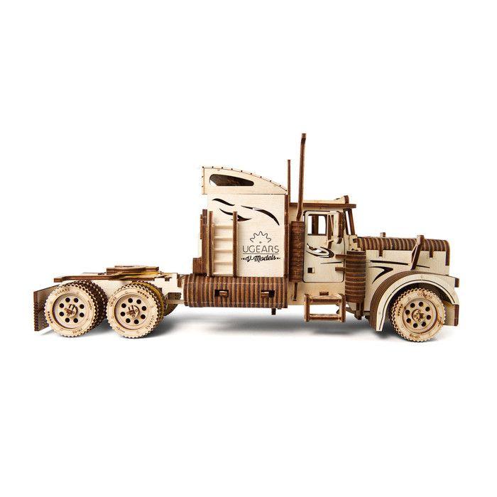 UGEARS VM-03 Wooden Truck To Build - Miniature Model - Ecological - Brown - 541 Pieces