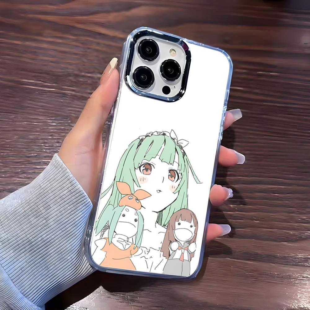 FCNB M Monogatari Yotsugi Ononoki Phone Case For IPhone 17 Pro Max 16 15 14 Pro Max IPhone 13 Pro Max 11 Plus Transparent Cover