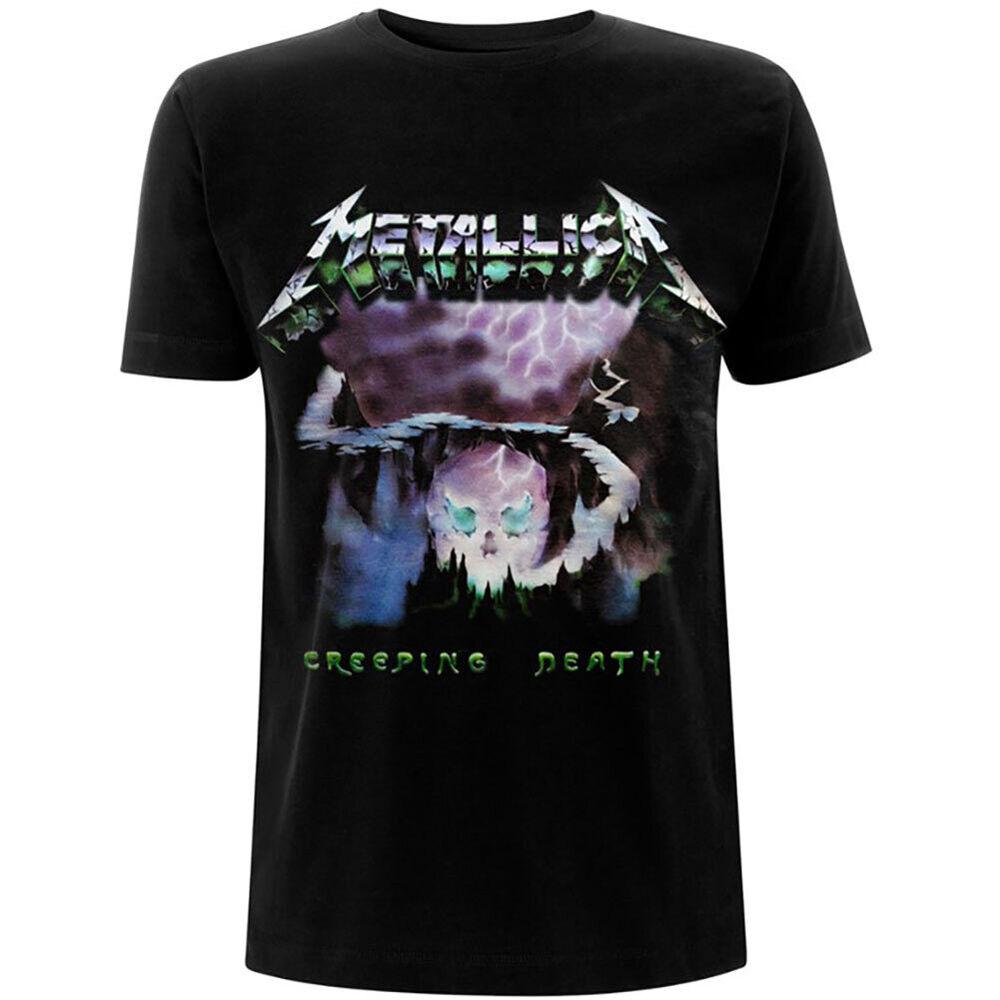 

Черная футболка унисекс приталенного кроя Metallica Creeping Death S