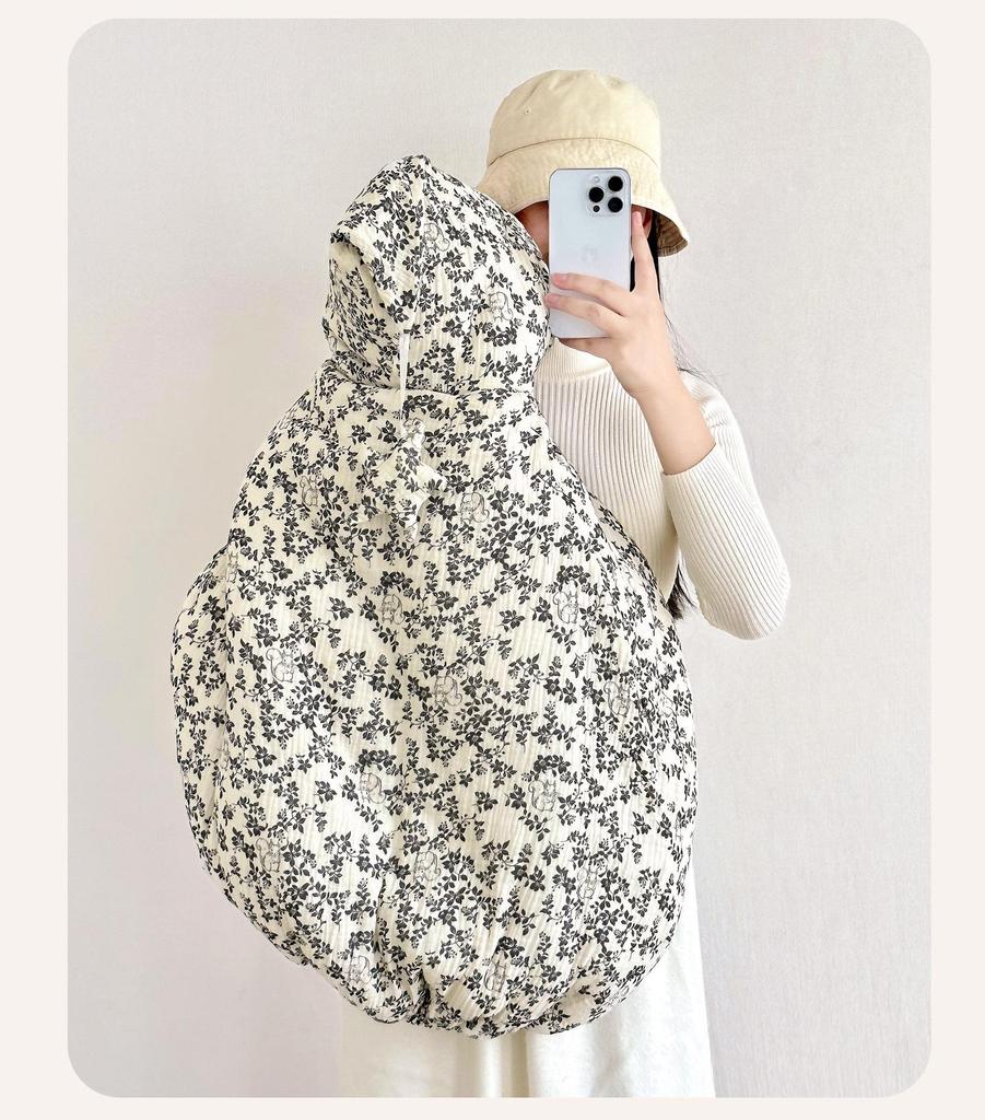 Baby Autumn & Winter Windproof Hooded Cape - Thick Warm Shawl for Outdoors