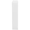 Washbasin Mounts 2 pcs White Trapezoidal Steel