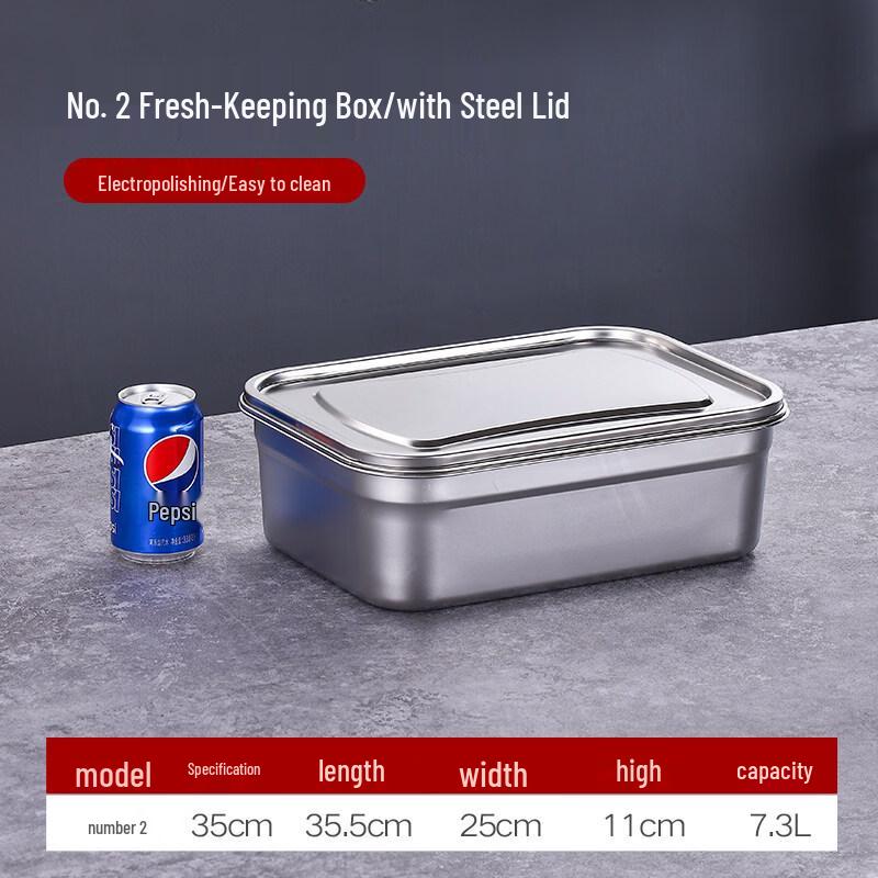 ZISIZ 316L Stainless Steel Food Storage Container