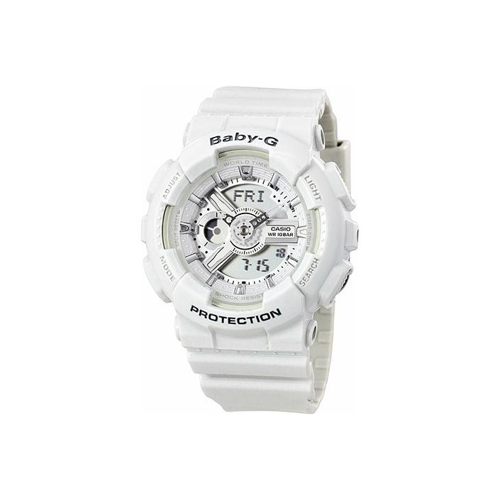 CASIO Women s BABY-G White Watch BA-110-7A3DR BA-110-7A3DR White Strap