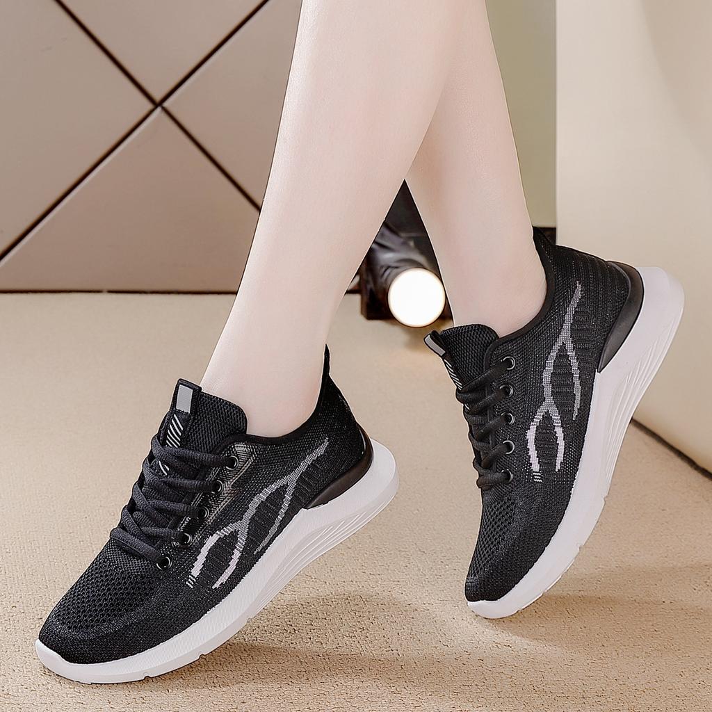 Spring White Running Shoes Sports Shoes Flat Bottom Women's Casual Shoes