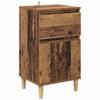 Nightstand with Drawers Reclaimed Wood Look 40 X 35 X 70 Cm Particleboard