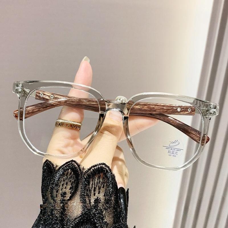 

Очки для чтения с защитой от синего света, Модные ретро женские очки, Трендовая универсальная оправа под дерево, Мужские очки для чтения 0 серый