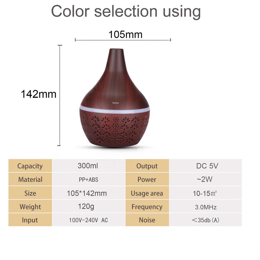 Creative Aroma Diffuser: Compact Air Purifier for Bedroom with Large Mist Output