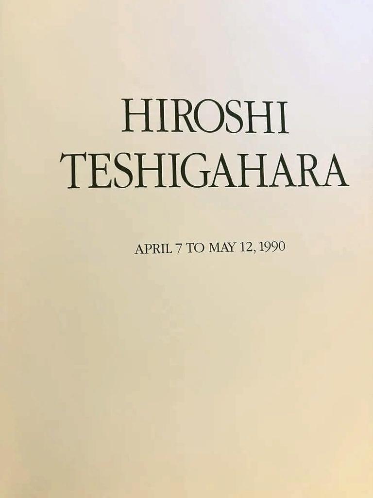 [USED] Third Generation Sogetsu Iemoto Hiroshi Teshigahara Exhibition New York Exhibition Catalogue Art Book