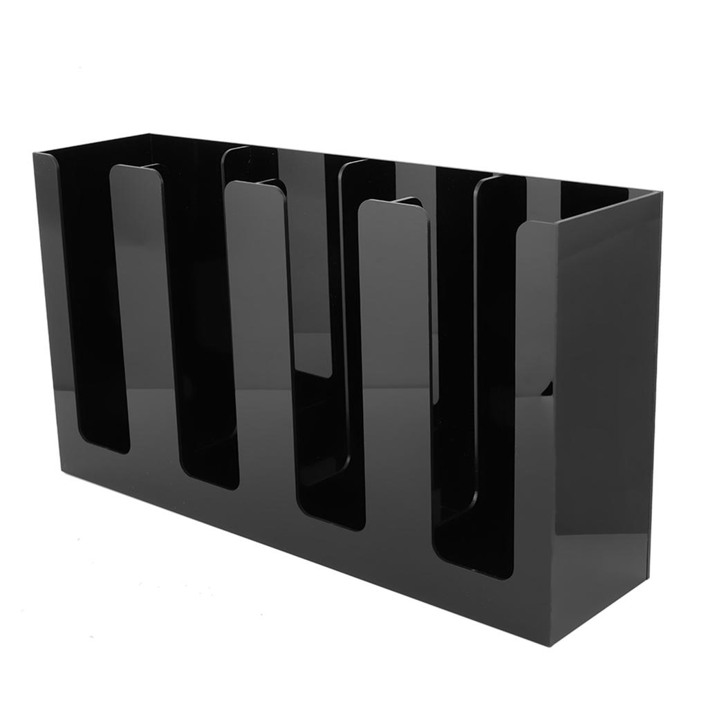 Disposable Paper Cup Holder Coffee and Milk Tea Shop Slanted Bottles Storage Shelf(2 Grids)