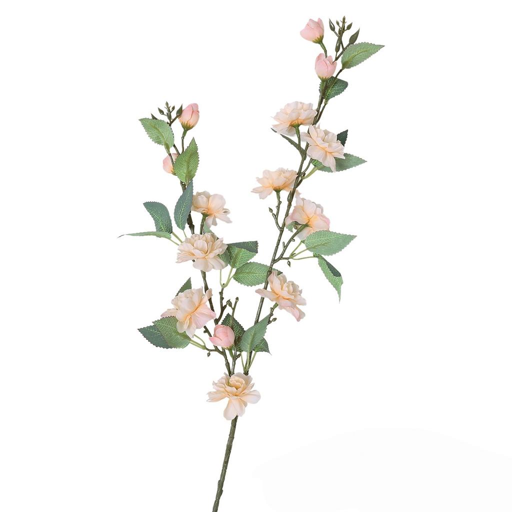 2pcs New Camellia Simulated Flower Long Branch With Fake Leaves Artificial Flower Wedding Home Table Decor Flores Artificiales