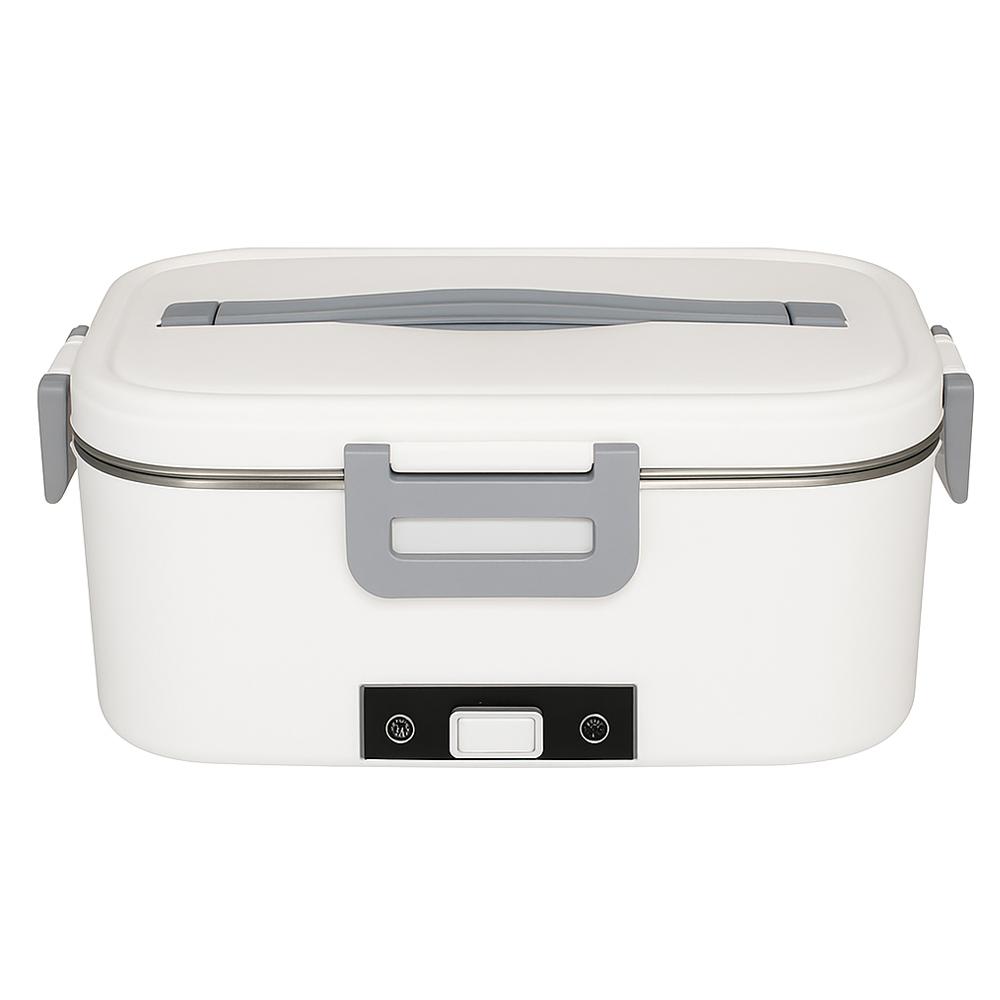 

Портативный электрический ланч-бокс для автомобиля/дома/1,8 л Подогреватель пищи из нержавеющей стали с переключателем/средним слоем/80 Вт